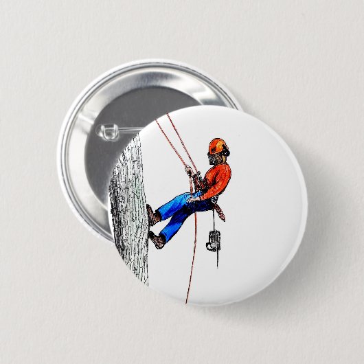 Baumchirurg Arborist Button (Vorne & Hinten)