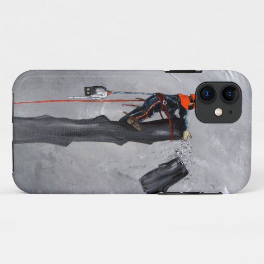 Baumchirurg Arborist Case-Mate iPhone Hülle (Rückseite (Horizontal))