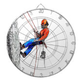 Baumchirurg Arborist Dartscheibe (vorne)