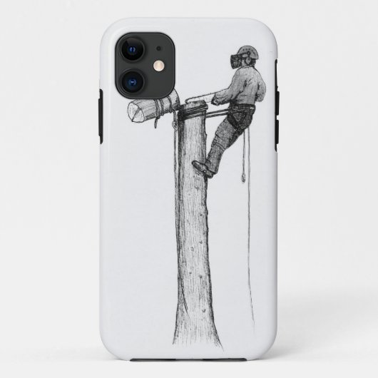 Baumchirurg Arborist Forester Case-Mate iPhone Hülle (Rückseite)