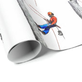 Baumchirurg Arborist Forester Geschenkpapier (Rolleneckpunkt)