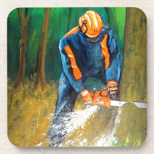 Baumchirurg Arborist Forester Getränkeuntersetzer