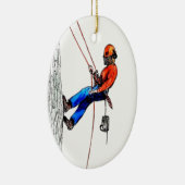 Baumchirurg Arborist Forester Keramikornament (Rechts)
