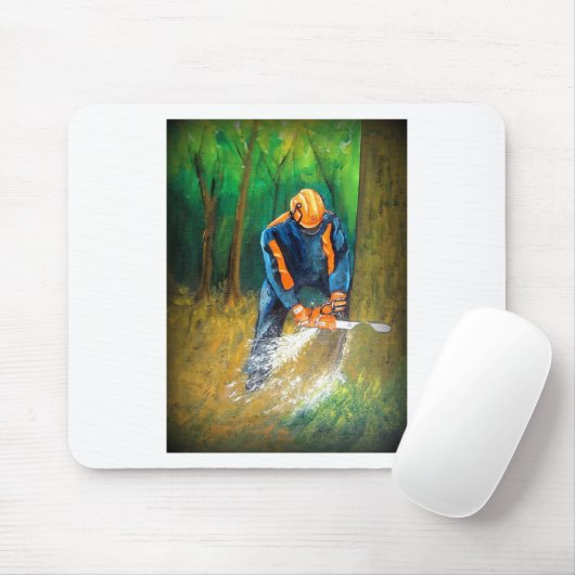 Baumchirurg Arborist Forester Mousepad (Mit Mouse)