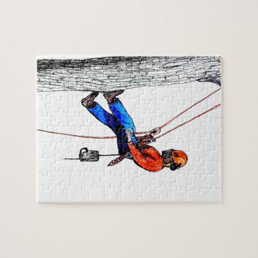 Baumchirurg Arborist Forester Puzzle (Horizontal)