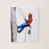 Baumchirurg Arborist Forester Puzzle (Vertikal)