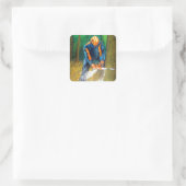 Baumchirurg Arborist Forester Quadratischer Aufkleber (Tasche)