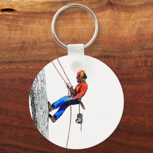 Baumchirurg Arborist Forester Schlüsselanhänger (Vorderseite)