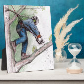 Baumchirurg Arborist Fotoplatte (Seite)