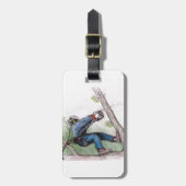 Baumchirurg Arborist Gepäckanhänger (Vorderseite vertikal)