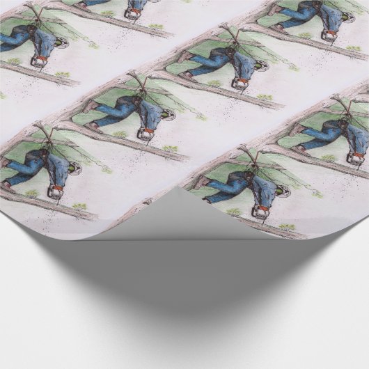 Baumchirurg Arborist Geschenkpapier (Ecke)