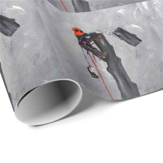 Baumchirurg Arborist Geschenkpapier (Rolleneckpunkt)