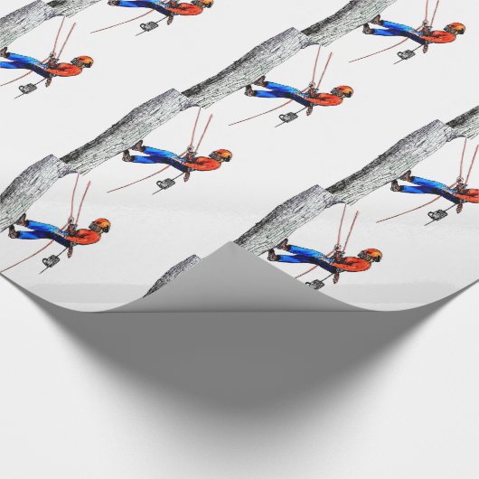 Baumchirurg Arborist Geschenkpapier (Ecke)