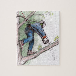 Baumchirurg Arborist Lumberjack Puzzle