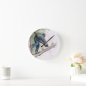 Baumchirurg Arborist Lumberjack Runde Wanduhr (Zuhause)