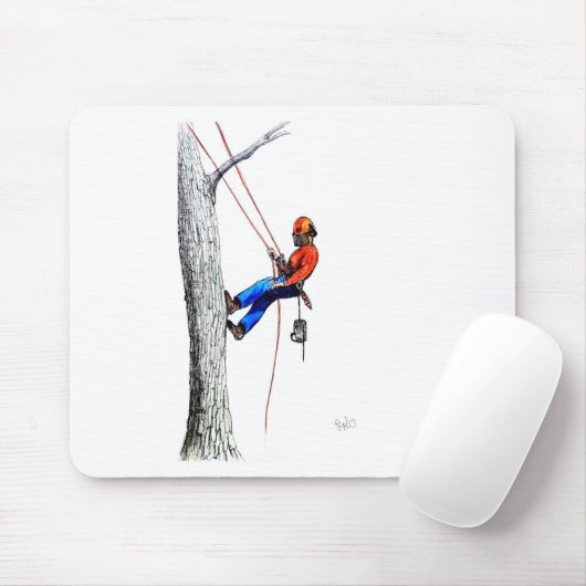 Baumchirurg Arborist Mousepad (Mit Mouse)