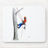 Baumchirurg Arborist Mousepad (Vorne)