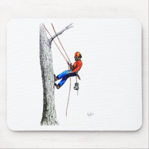 Baumchirurg Arborist Mousepad