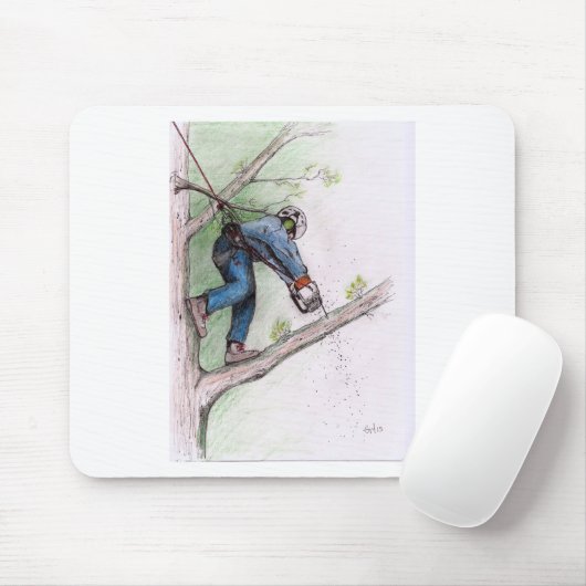 Baumchirurg Arborist Mousepad (Mit Mouse)