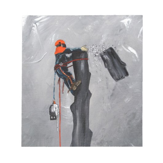 Baumchirurg Arborist Notizblock (Vorderseite)