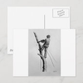 Baumchirurg Arborist Postkarte (Vorne/Hinten)