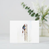 Baumchirurg Arborist Postkarte (Stehend Vorderseite)