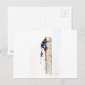 Baumchirurg Arborist Postkarte (Vorne/Hinten)