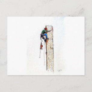Baumchirurg Arborist Postkarte