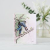 Baumchirurg Arborist Postkarte (Stehend Vorderseite)