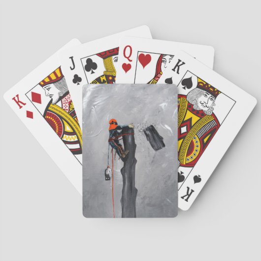 Baumchirurg Arborist Spielkarten (Rückseite)