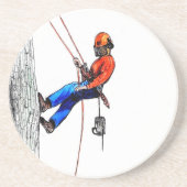 Baumchirurg Arborist Untersetzer (Vorne)