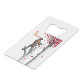 Baumchirurg Arborist Valentine Card Geldbeutel Flaschenöffner (Vorderseite Schrägansicht)