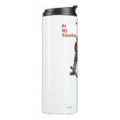 Baumchirurg Arborist Valentine Card Thermosbecher (Nach links gedreht)