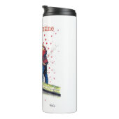 Baumchirurg Arborist Valentine Card Thermosbecher (Nach rechts gedreht)