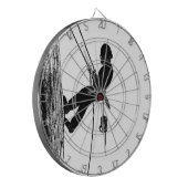 Baumchirurg Arborist Weihnachtsgeschenk Dartscheibe (Vorderseite Links)