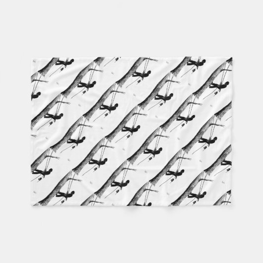 Baumchirurg Arborist Weihnachtsgeschenk Fleecedecke (Vorderseite (Horizontal))