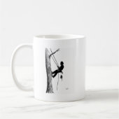 Baumchirurg Arborist Weihnachtsgeschenk Kaffeetasse (Links)