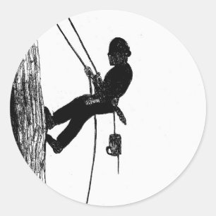 Baumchirurg Arborist Weihnachtsgeschenk Runder Aufkleber