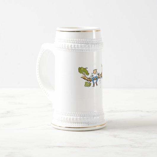 Baumchirurg Bierglas (Vorderseite Links)