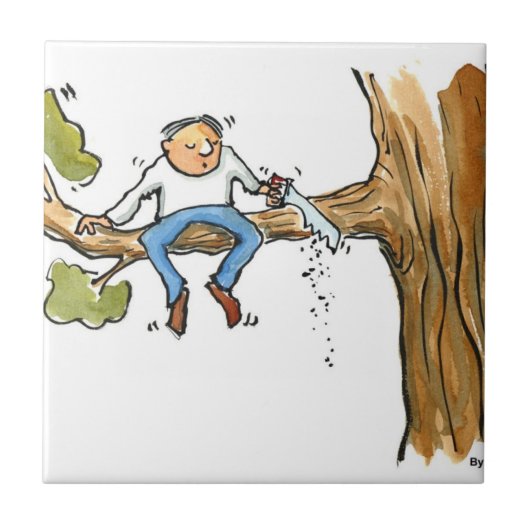 Baumchirurg Fliese (Vorderseite)