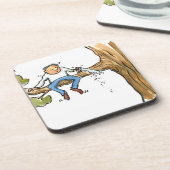 Baumchirurg Getränkeuntersetzer (Linke Seite)