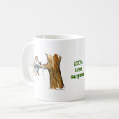Baumchirurg Kaffeetasse (Vorderseite Links)