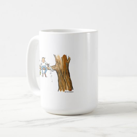 Baumchirurg Kaffeetasse (Vorderseite Links)