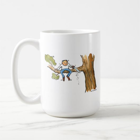 Baumchirurg Kaffeetasse (Links)