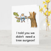 Baumchirurg Karte (Gelbe Blume)