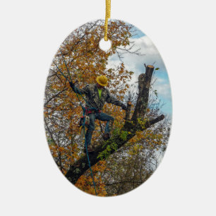 Baumchirurg Keramikornament