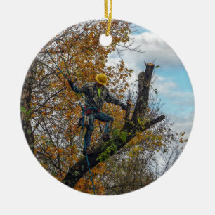 Baumchirurg Keramikornament