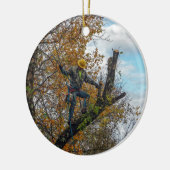 Baumchirurg Keramikornament (Links)