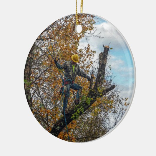 Baumchirurg Keramikornament (Links)