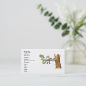 Baumchirurg Visitenkarte (Stehend Vorderseite)